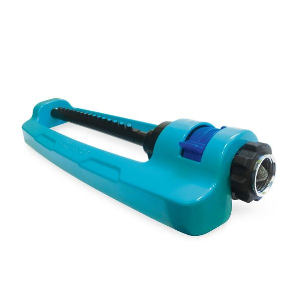Aqua Joe Indestructible Metal Base Oscillating Sprinkler with Adjustable Spray