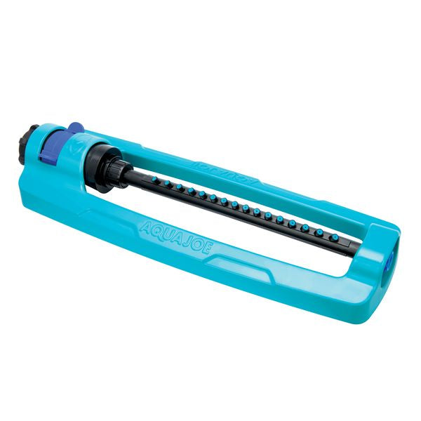 Aqua Joe Indestructible Metal Base Oscillating Sprinkler with Adjustable Spray