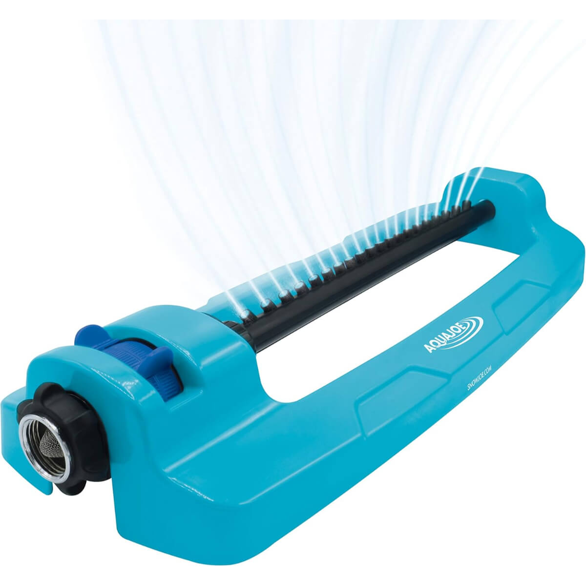 Aqua Joe 4,400 Sq Ft Coverage JUMBO Metal Base Oscillating Sprinkler