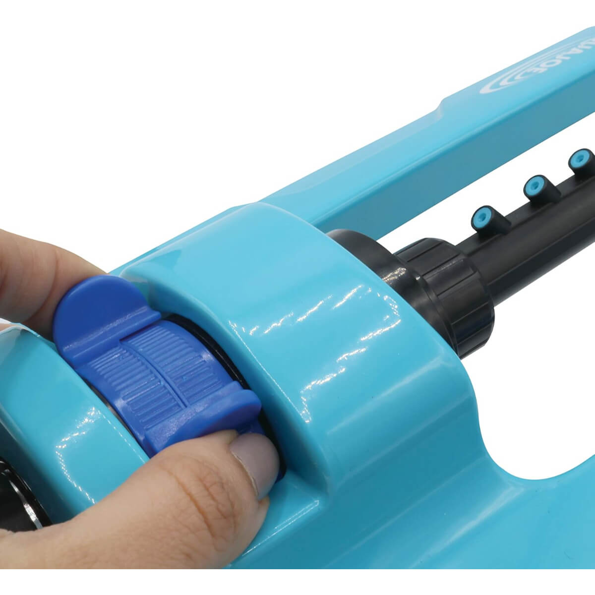 Aqua Joe 4,400 Sq Ft Coverage JUMBO Metal Base Oscillating Sprinkler