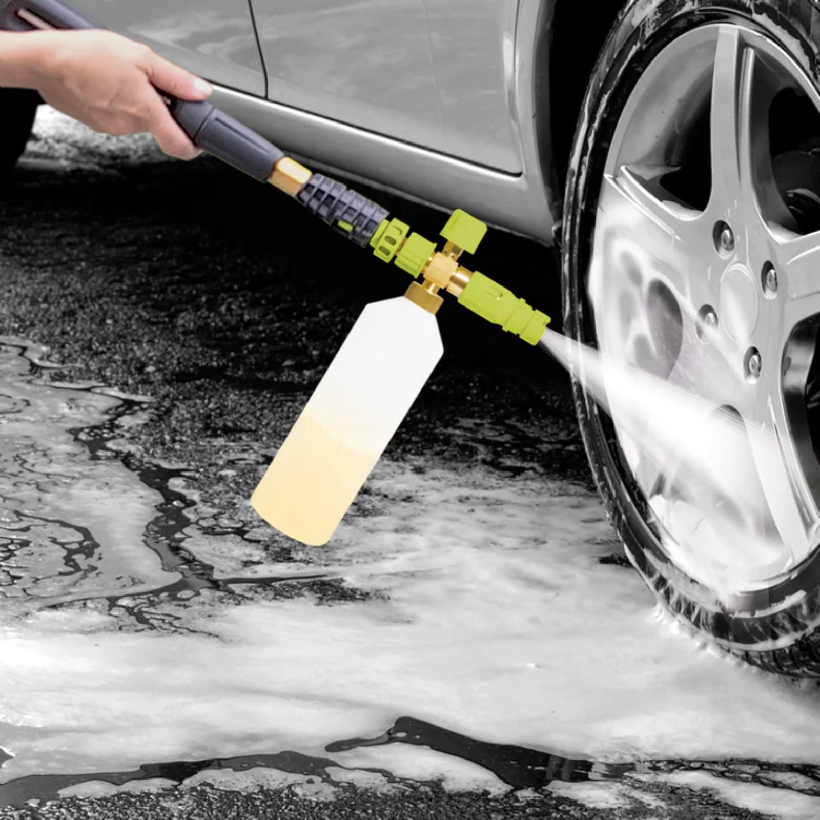 34‑oz Foamer Cannon with Adapters for Sun Joe Pressure Washers