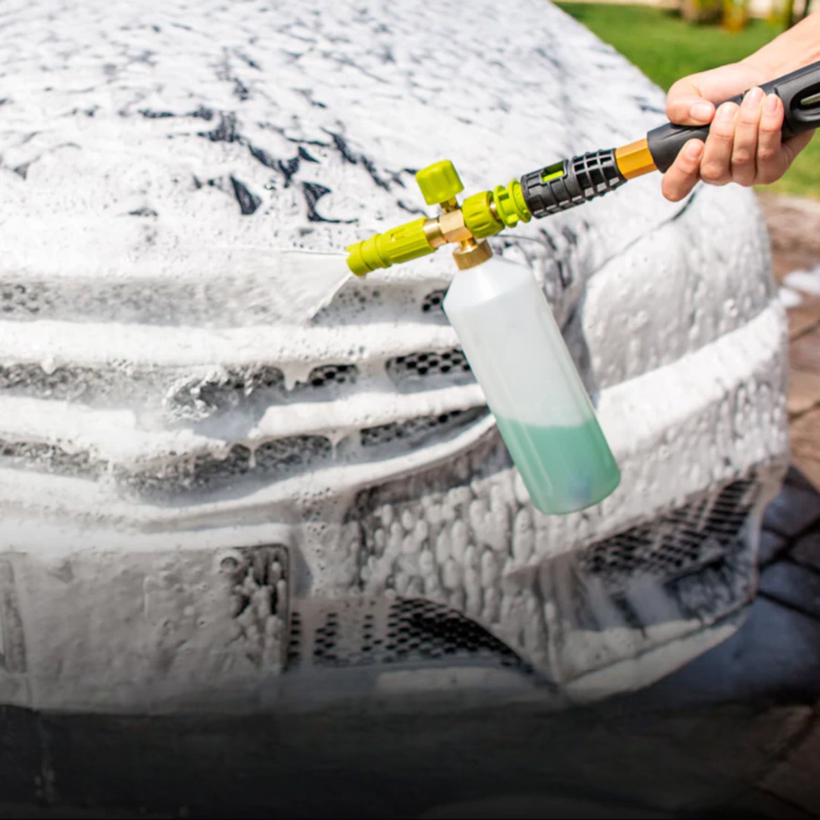 34‑oz Foamer Cannon with Adapters for Sun Joe Pressure Washers