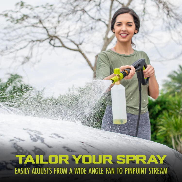 34‑oz Foamer Cannon with Adapters for Sun Joe Pressure Washers