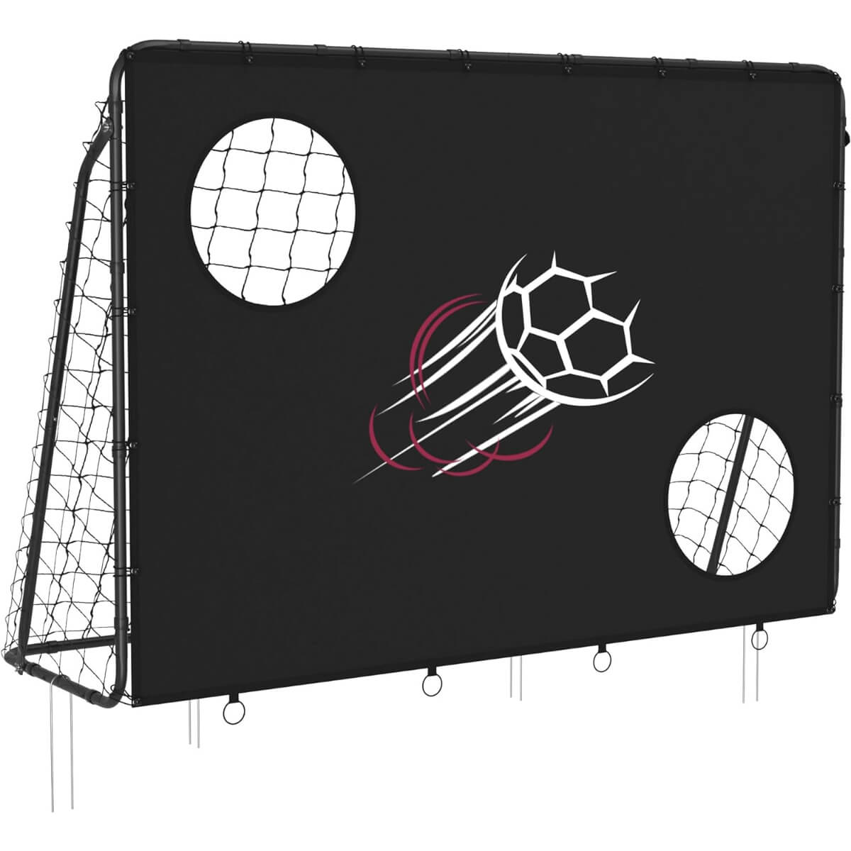 Songmics 7' x 5' Quick Assembly Soccer Net