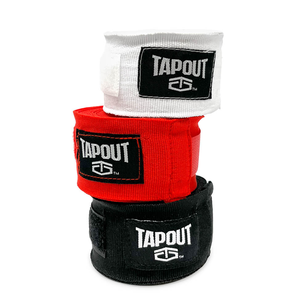 Tapout Handwraps 6Pk Red Black White