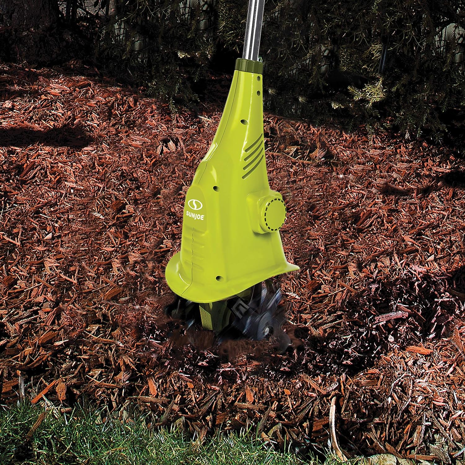 Sun Joe TJ599E 6.3" Electric Garden Cultivator, 2.5-Amp, Adjustable Shaft