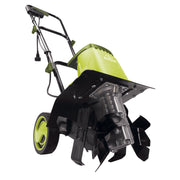 Sun Joe TJ602E 12" Electric Tiller + Cultivator, 8-Amp, 3-Position Height Adjustment