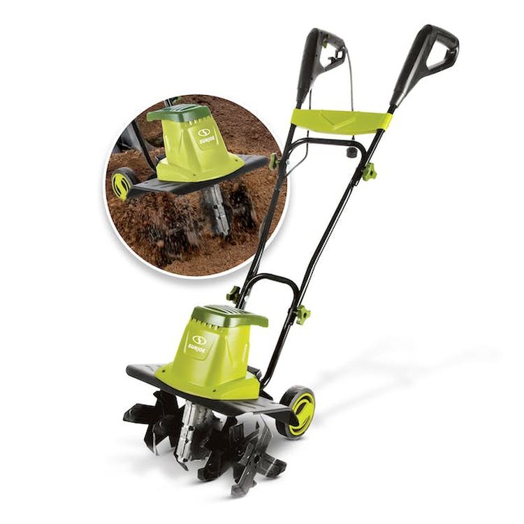 Sun Joe 13.5-Amp 16-Inch Electric Tiller/Cultivator w/ 6-In Wheels