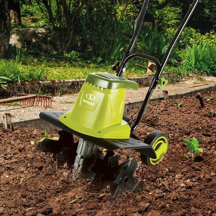 Sun Joe 13.5-Amp 16-Inch Electric Tiller/Cultivator w/ 6-In Wheels