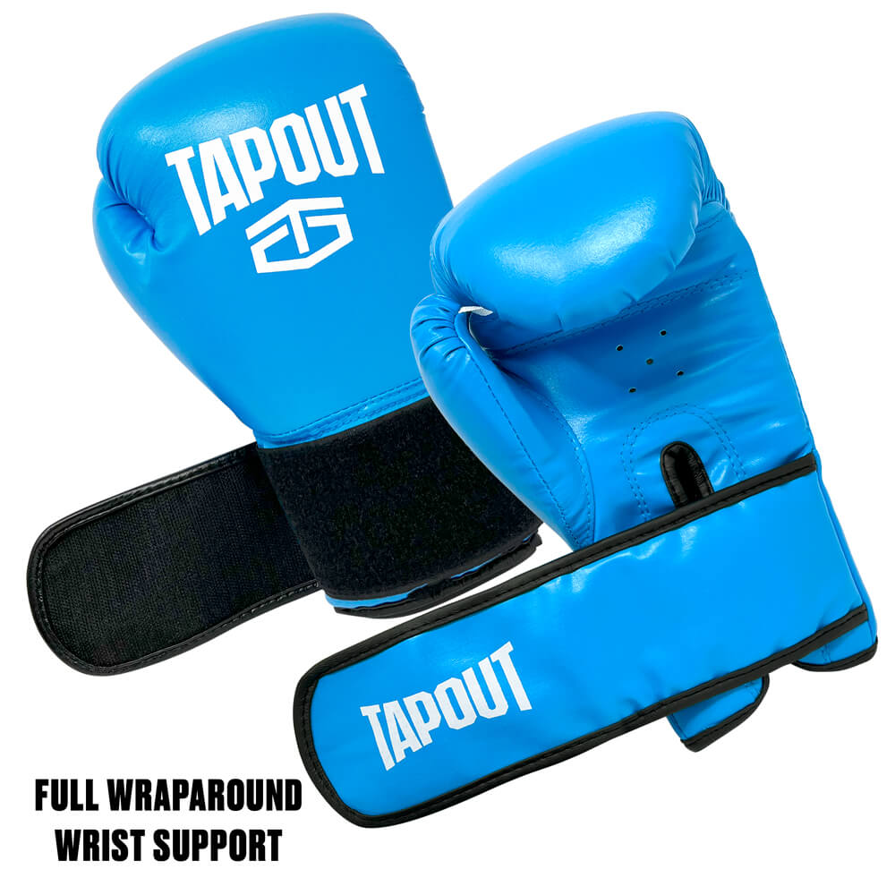Tapout Blue Kids Boxing Bag Gloves Kit