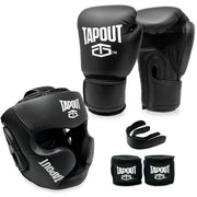 Tapout Black 6 Piece Boxing Kit