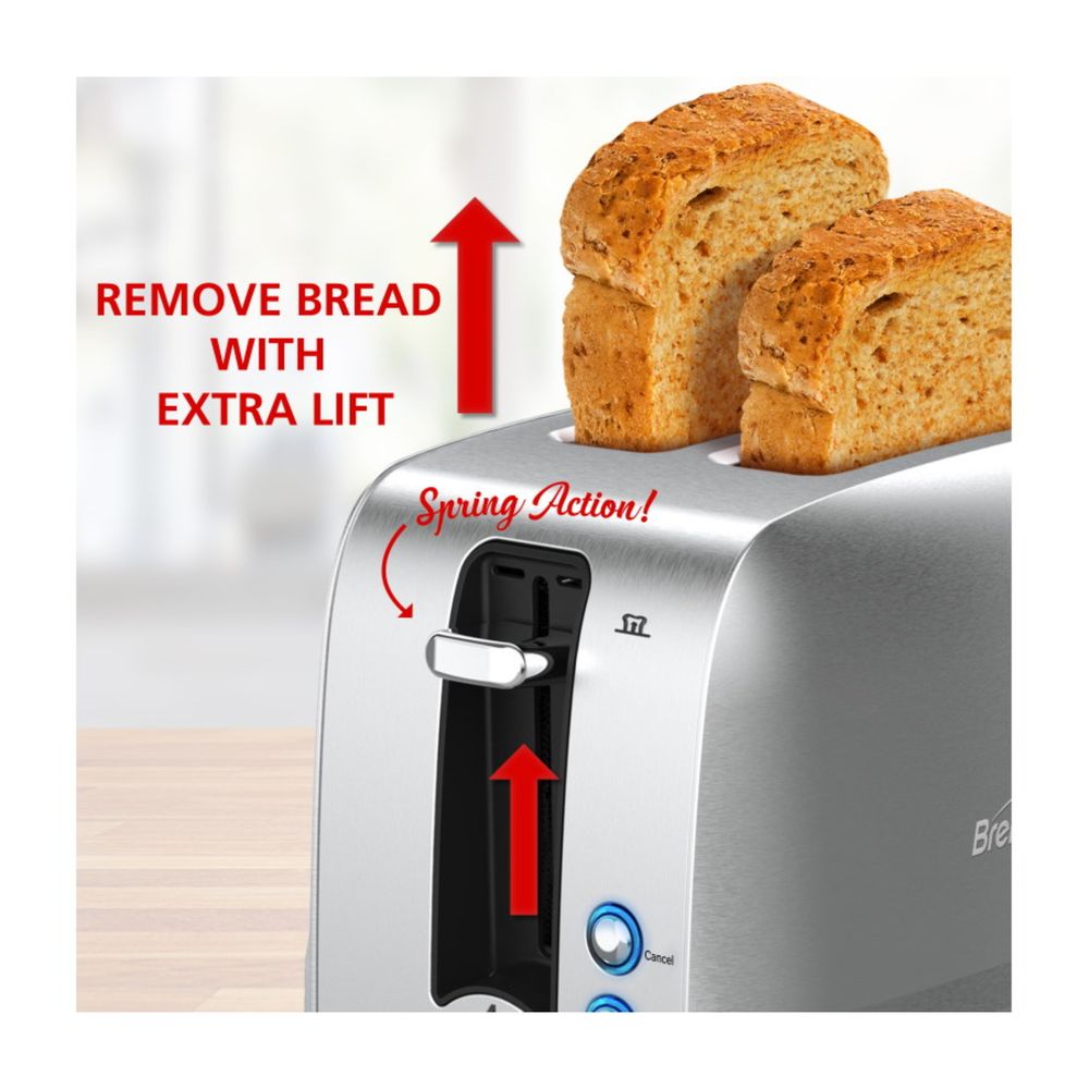 Brentwood Stainless Steel 2-Slice Toaster