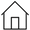 minimal home icon